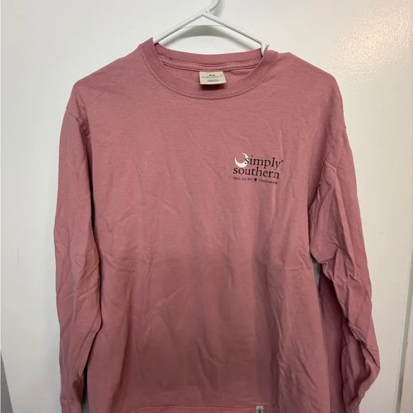 Simply Southern Mauve Long Sleeve Tee - Picture 2 of 3
